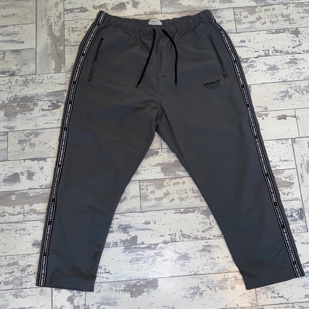 Adidas nylon pants (Large) but around size 30 length